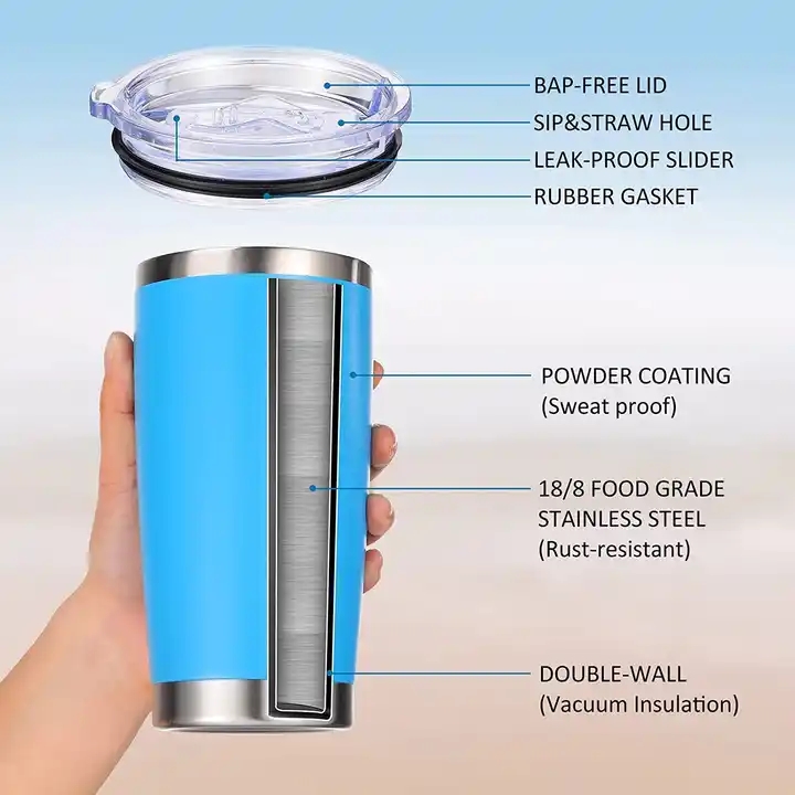 20oz Stainless Steel Double Insulated Tumbler QY-27