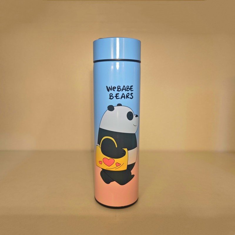 High Beauty Cartoon Stainless Steel Intelligent Temperature Book Bag Bear Insulation Cup Portable Water Cup for Children and Students to School  YJ-18