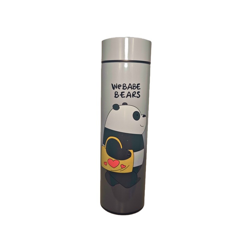 High Beauty Cartoon Stainless Steel Intelligent Temperature Book Bag Bear Insulation Cup Portable Water Cup for Children and Students to School  YJ-18