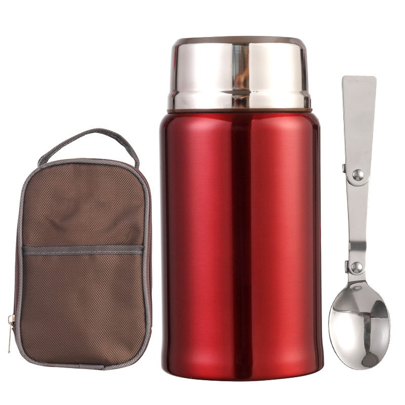 316 panci stew baja inorganis dengan stew beras beaker stew Congee thermos bucket thermos kotak iklan logo YS-64