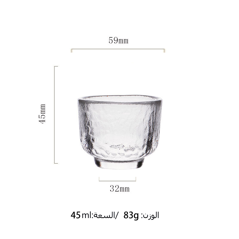 غلاية زجاجية ثلجية، جهاز مزود بالزجاج الكريستال الابتكاري YM-6/32