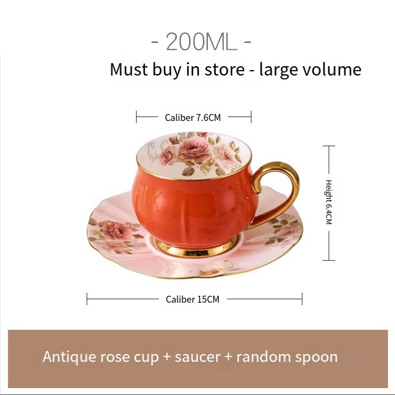 Italian bone China coffee cup exquisite couple cup 200ml cup saucer coffee set Italian hand tea cup wholesale BS-240