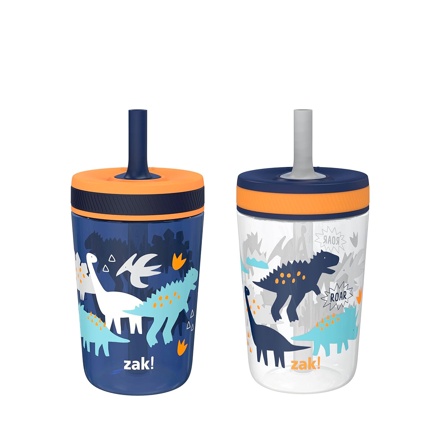 Kelso Toddler Cups For Travel or At Home, 15oz 2-Pack Durable Plastic Sippy Cups With Leak-Proof Design is Perfect For Kids 